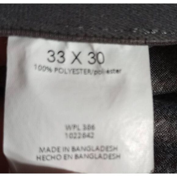 Haggar Pants Men's 33 30 Cool 18 Cream Straight Leg‎ - Picture 7 of 8